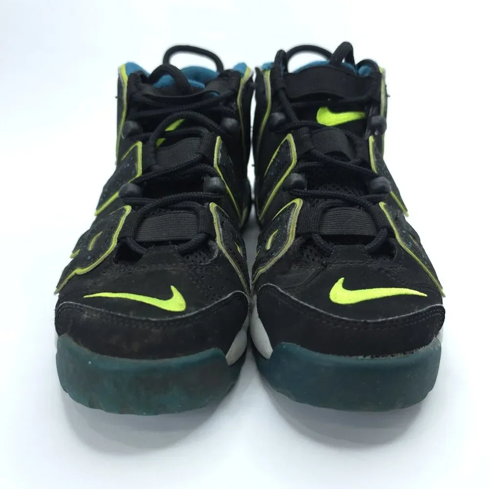 Nike Air More Uptempo GS 'Black Geode Teal' DZ2809-001 Youth Sz 4Y Women Sz 5.5